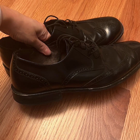 Johnston and Murphy Wing-tip Derby’s Men’s Black Oxfords size 11.5 main image 7